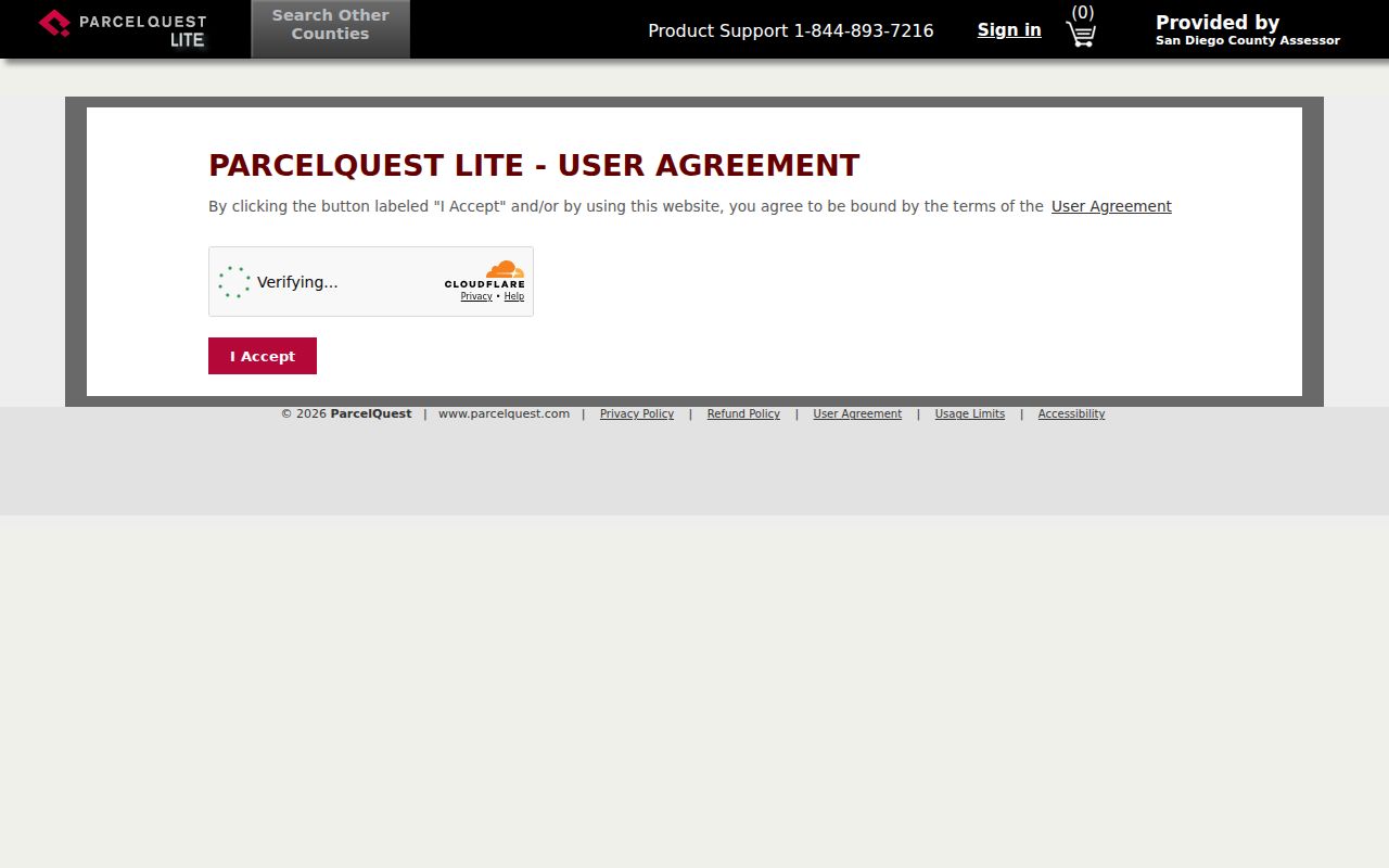 Poway people search in the ParcelQuest Lite property lookup
