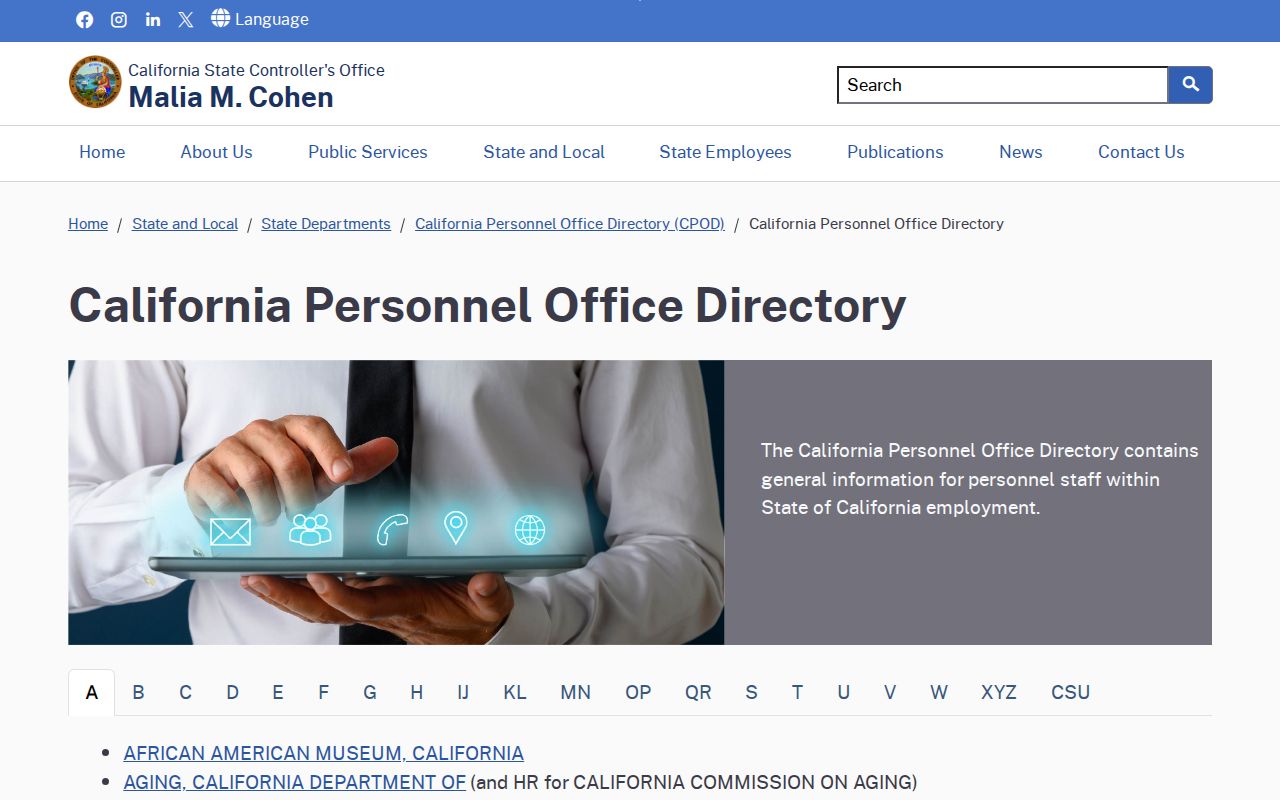Poway voter records comparison with California personnel office directory